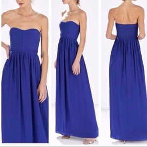 Parker bayou dress in cobalt blue